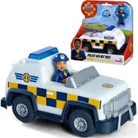 Simba - Brandweerman Sam - Politie - 4x4x met Rose Figuur - Speelgoedvoertuig