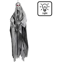 Boland Hangdecoratie Skeleton reaper | Halloween pro deco (grijs zwart)