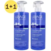 Uriage Baby 1st Cleansing Water with Organic Edelweiss 2x500 ml Crème