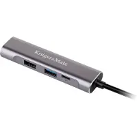 Krüger&Matz Kruger Matz Type C USB naar HDMI, Docking station + USB-hub