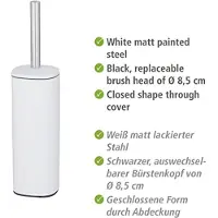 Wenko Toiletset Alassio van wit staal