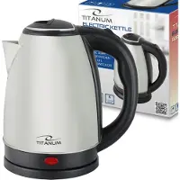 Esperanza Titanum TKK102X waterkoker, 1,8 liter, 1800W, roestvrij staal, zilver
