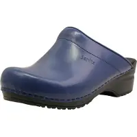Sanita Klomp Women Original Sonja PU Open Denim-Schoenmaat 35