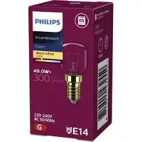 Philips LED Ovenlamp 40W E14 Warm Wit
