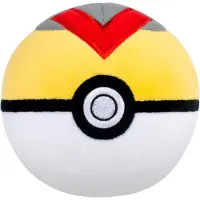 Jazwares Pokeball pluche speelgoed - zachte knuffelbal.