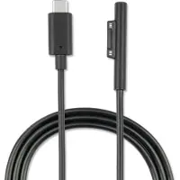 4smarts Laadkabel, Microsoft Surface Connect naar USB Type-C, 5A, 1 meter, zwart