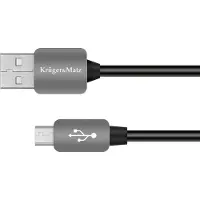 Krüger&Matz USB naar Micro USB kabel, 1,8 meter, model KM0331