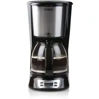 Domo DO708K Koffiezetapparaat - RVS - 1,5 l - zwart
