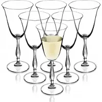 Kadax vaatwasmachinebestendige Tritan-kristalglazen, Luxe Wijnglazen set,Set of 6