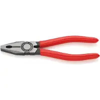 Knipex Kombitang | Kunststof bekleed | Zwart geatramenteerd | Lengte 180 mm - 03 01 180 EAN