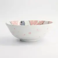 Tokyo Design Studio - Kawaii - Ramenkom - Dieren - Roze - 21x7,8cm - 1000ml