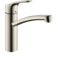 Hansgrohe Focus E2 keukenkraan RVS look