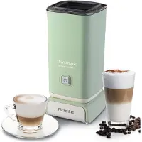 Ariete Vintage Groene Melkschuimer - - 500W - 2 functies - Antiaanbaklaag