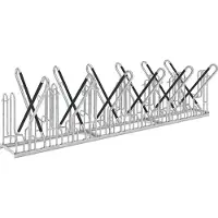 WSM Parkeerplaats 4722 XBF, 2-zijdig, voor banden tot 64 mm, 12 parkeerplaatsen, B 3240 x D 1270 x H 845 mm