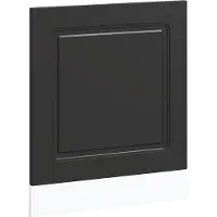 vidaXL Vaatwasserfront Kalmar, zwart, 60x1,5x57 cm, houtvezel