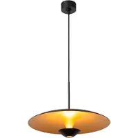 Lucide Design hanglamp Kenneth zwart Ø 40cm
