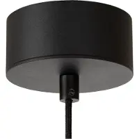Lucide Design hanglamp Kenneth zwart Ø 80cm