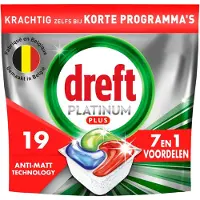 Dreft Vaatwastabletten Platinum Plus All In One 19 Stuks