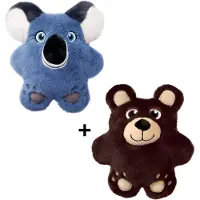Kong snuzzles koala en snuzzles bear 22,5x22x9,5 cm en 21,5x21,5x9