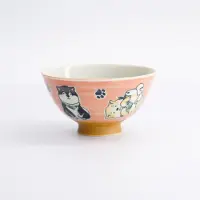 Tokyo Design Studio - Kawaii - Rijstkom - Multi Shiba-Hond - 11.5x6.3cm - 300ml - Rood