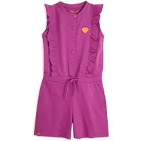 4PRESIDENT playsuit paars Meisjes Katoen Ronde hals Effen - maat 116