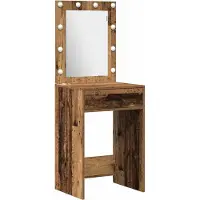 vidaXL Kaptafel 2 st Bruin 50 x 41 x 135 cm Bewerkt hout