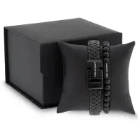 Steel & Barnett - Geschenkset Heren - Duo Harrison Set Zwart - Maat S