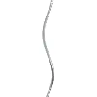 vidaXL Plantondersteuning 5 st Zilver 150 x 0,6 x 0,6 cm Staal