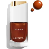 Lavertu Nagellak Unique – 24 Deneb Brown - Langhoudende Vegan Nagellak met Glanzende Finish – Sneldrogend & Verzorgend – 10 ml