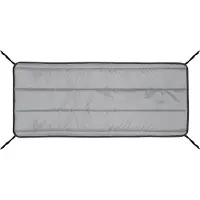 AIO Factory Gewatteerd schuimkussen 120x50 cm donkergrijs