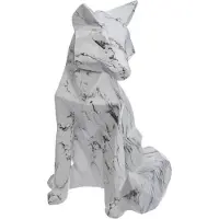 Atmosphera VOS ORIGAMI BEELD IN MARMER LOOK HOOGTE 25 CM