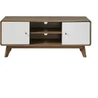 CALICOSY - TV-meubel 2 Deuren en 2 Vakken L128,5 cm - ALBURA