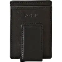 Fossil Kaarthouder Ingram Magnetic Multicard Wallet Black Zwart