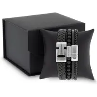 Steel & Barnett - Geschenkset Heren - Premium Set Zwart - Maat S