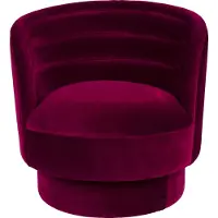 Dutchbone Dorothy Fauteuil Velvet Rood