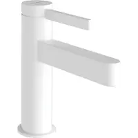 Hansgrohe Finoris - Wastafelkraan met afvoerplug Push-Open, EcoSmart, CoolStart, mat wit 76012700