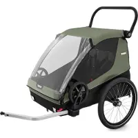 Thule - Sportieve kinderwagens - Courier Vintage Green voor Unisex - Kaki