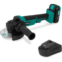 Vonroc Accu Haakse Slijper - 20V - Ø 125mm | Incl. 2.0Ah Accu en snellader
