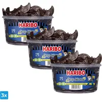 Haribo Drop Halve Manen (3x 150 stuks)