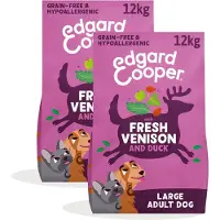 Edgard & Cooper 2x Hondenvoer Droog Hert - Scharreleend 12 Kg