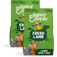 Edgard & Cooper 2x Hondenvoer Droog Graslam 12 kg