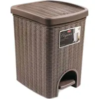 Arte Regal afvalemmer Elegance 20 liter 30,5 x 39 cm bruin
