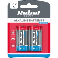 Rebel 2x Extreme LR14 R14 C alkaline batterij
