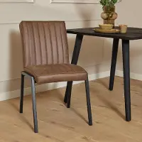Starfurn eetkamerstoel tivoli bull brown