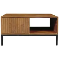 Starfurn salontafel madison natural 80 cm vierkant