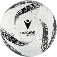 MACRON Degree XI (Size 5) Trainingsbal - Wit / Zwart | Maat: 5