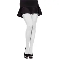 Merry Style MS-GB-162 Dames Panty - 60 DEN -Plus Size - Grote maat - Polyamide - Wit - XL