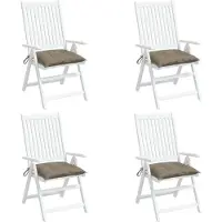 vidaXL Palletkussens 4 st 50x50x7 cm oxford stof taupe