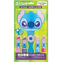 Kids Stitch make-up set – spiegel met verlichting en 3D design + 4 lippenstiften – geschenkset voor kinderen – blauw
