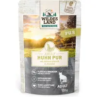 Wildes Land Cat Pouch PUR Adult Kip met Distelolie - 6 x 100 g